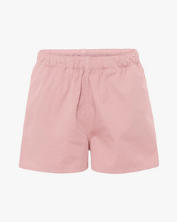 COLORFUL STANDARD WOMENS ORGANIC TWILL SHORTS FADED PINK