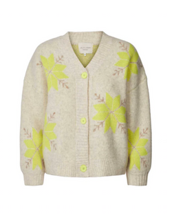 Lollys laundry paisley cream cardigan