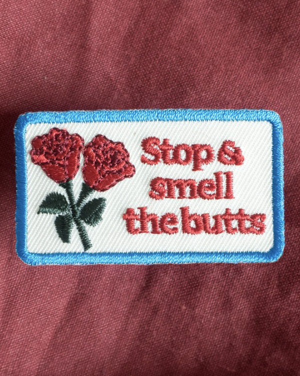 SCOUT'S HONOUR STOP AND SMELL THE BUTTS MERIT BADGE