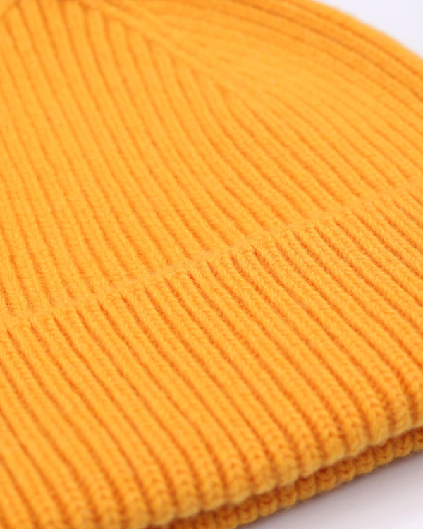 Colorful standard burned yellow unisex beanie 