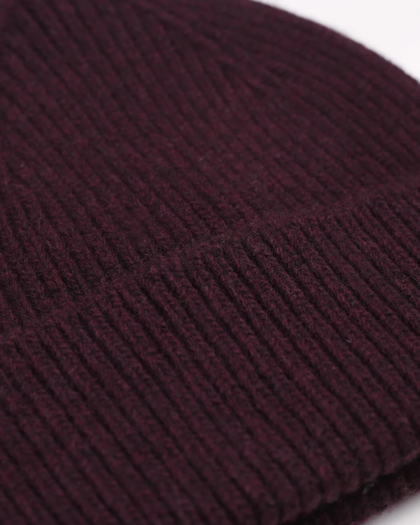 COLORFUL STANDARD UNISEX MERINO WOOL BEANIE - OXBLOOD RED