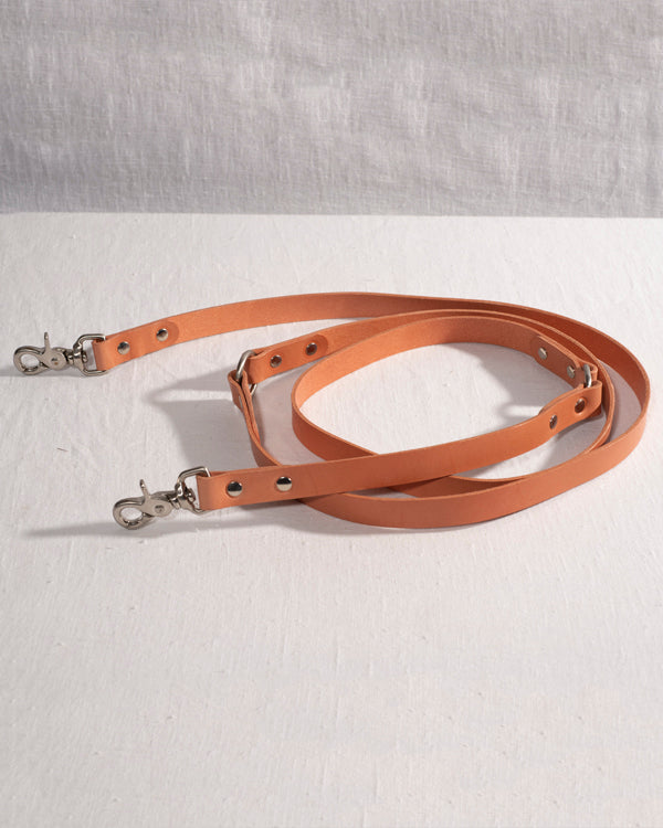 BUTTERO LEATHER HANDS FREE LONG DOG LEAD